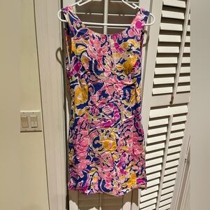 Lily Pulitzer Courtney Shift Dress- Brilliant Blue Catch & Release